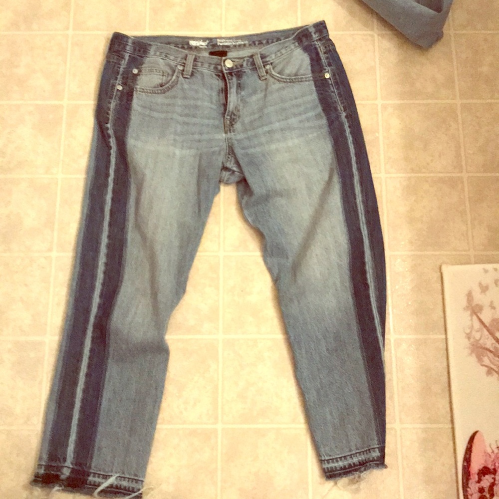 Boyfriend crop denim jeans